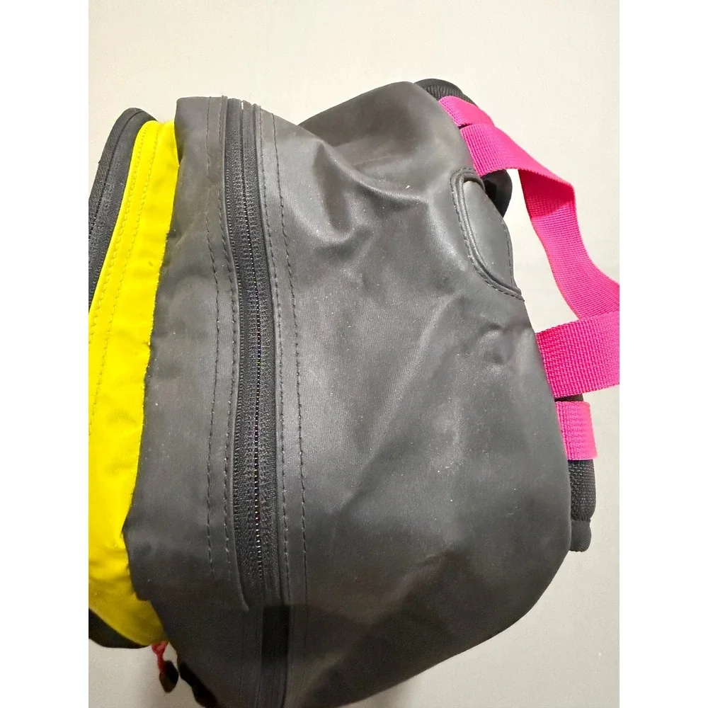 The North Face Hot Shot Backpack Black Unisex OS Grey Yellow Pink Technical